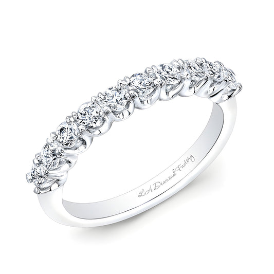 Ladies Diamond Wedding Band U-Prong (1/3 ctw)