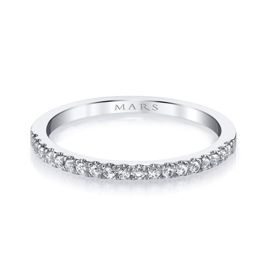 Ladies Round Wedding Band 25126B