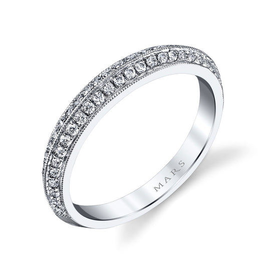 Ladies Round Engagement Ring 25917B