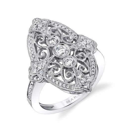 Ladies Round Engagement Ring 26422