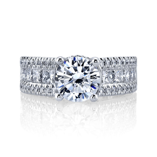 Ladies Round Engagement Ring 27197