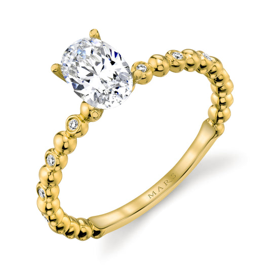 Ladies Oval Engagement Ring 27223