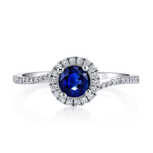 Ladies Round Engagement Ring 27532