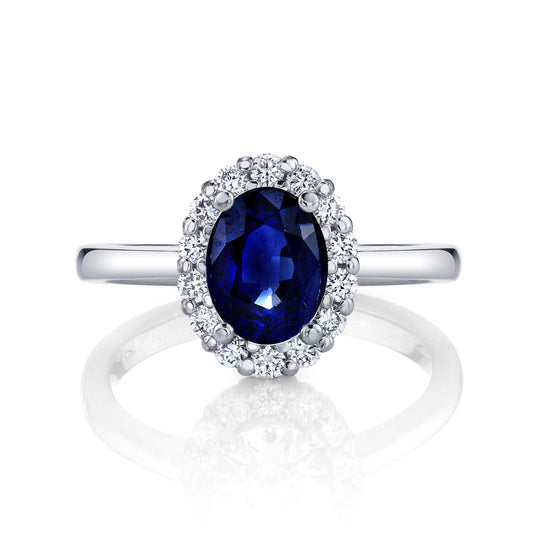 Ladies Oval Engagement Ring 27533