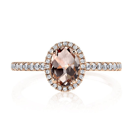 Ladies Oval Engagement Ring 27528