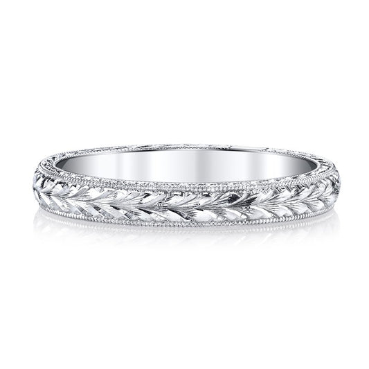 Ladies Round Wedding Band 10860EHE