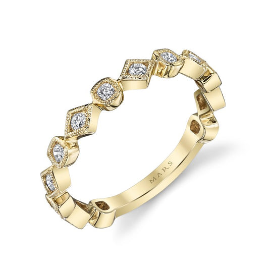 Ladies Round Wedding Band 27217