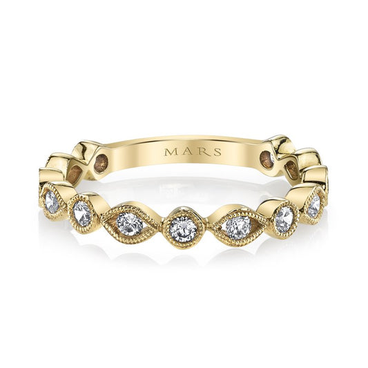 Ladies Round Wedding Band 27216