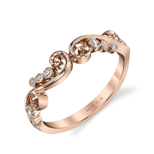 Ladies Round Engagement Ring 26506