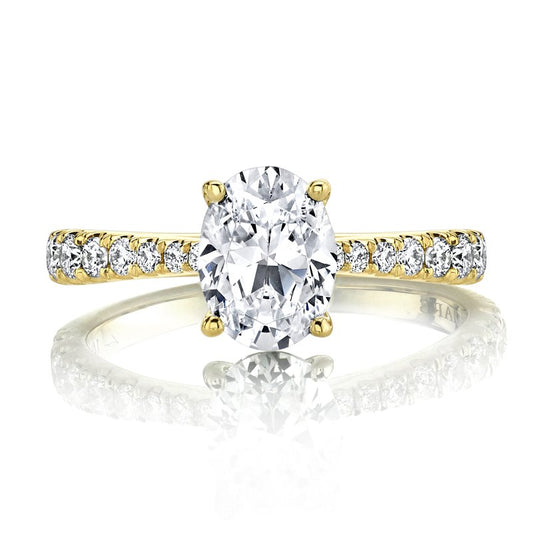 Ladies Round Engagement Ring 27557RD