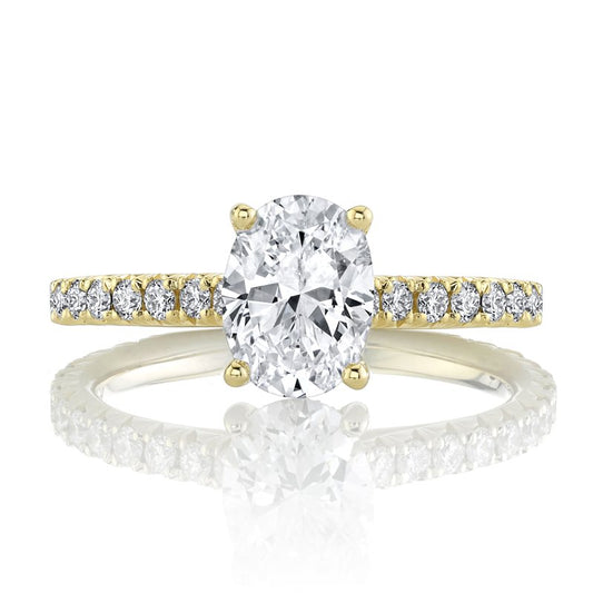 Ladies Round Engagement Ring 27554RD