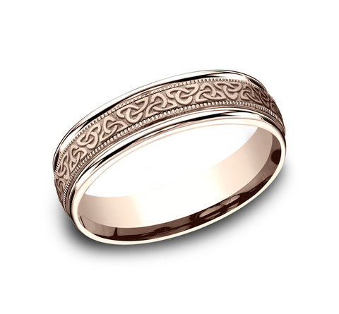 6mm Wedding Band Ring RECF846358