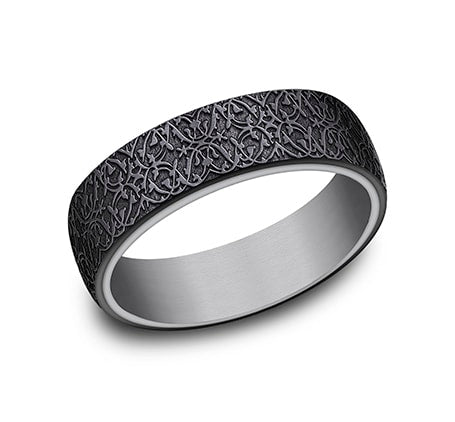 6.5mm Wedding Band Ring RIRCF1265845BKTGTA