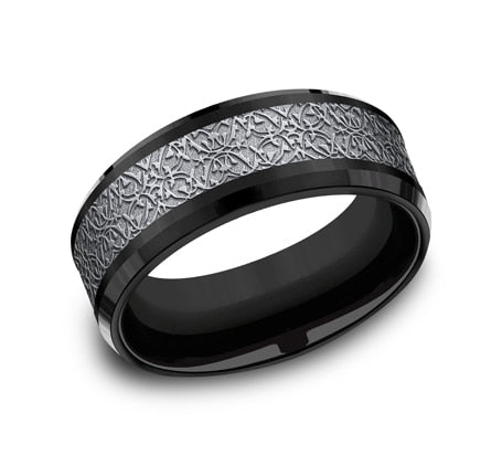 8mm Wedding Band Ring CF108845BKTGTA