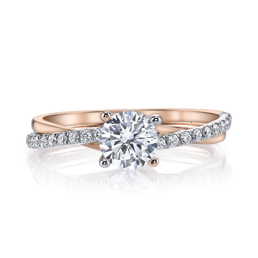 Ladies Round Engagement Ring 27221B