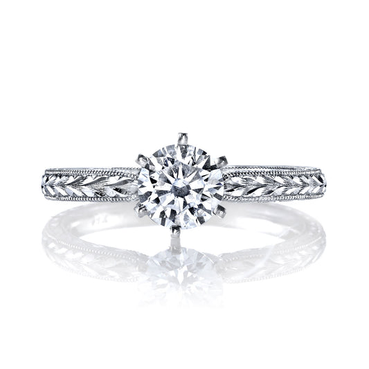 Ladies Round Engagement Ring 12712HE