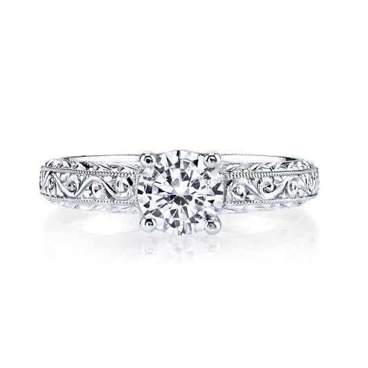 Ladies Round Engagement Ring 13009HE