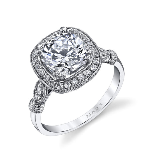 Ladies Oval Engagement Ring 14664