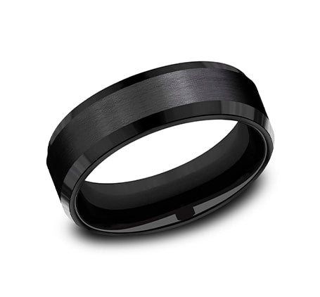 7mm Wedding Band Ring CF67416BKT