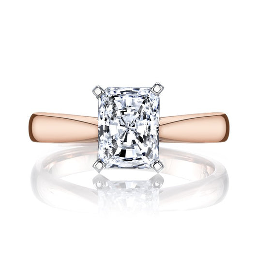 Ladies Emerald Engagement Ring 14795