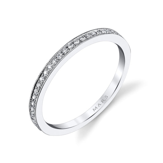 Ladies Round Engagement Ring 25014B