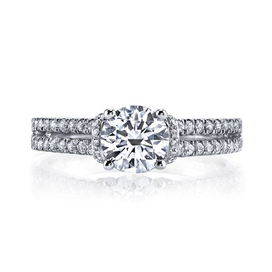 Ladies Round Wedding Band 25038