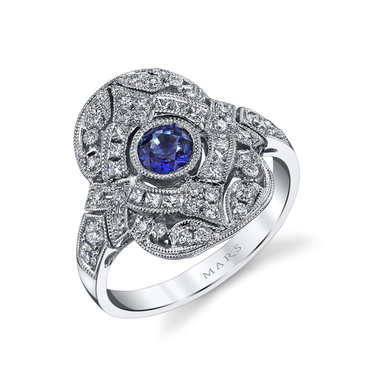 Ladies Oval Engagement Ring 25211