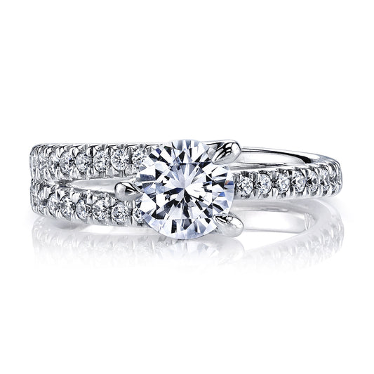Ladies Round Engagement Ring 25273