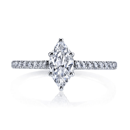 Ladies Marquise Engagement Ring 25451