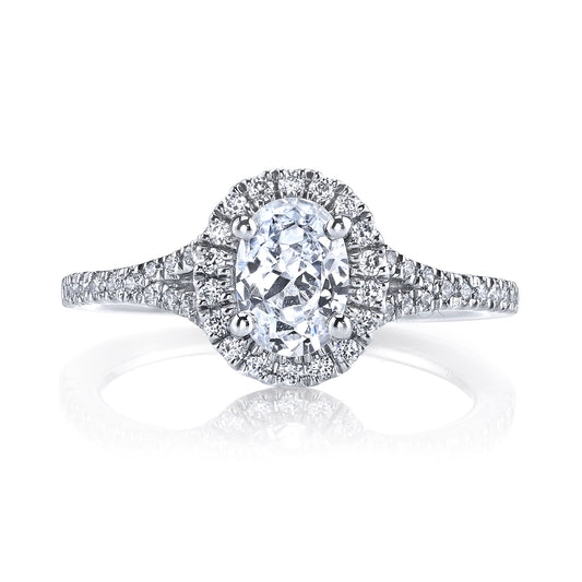 Ladies Oval Engagement Ring 25464