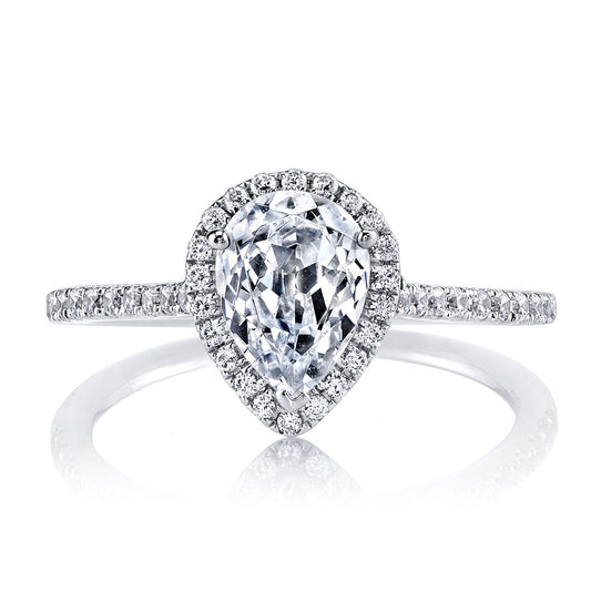 Ladies Pear Engagement Ring 25467