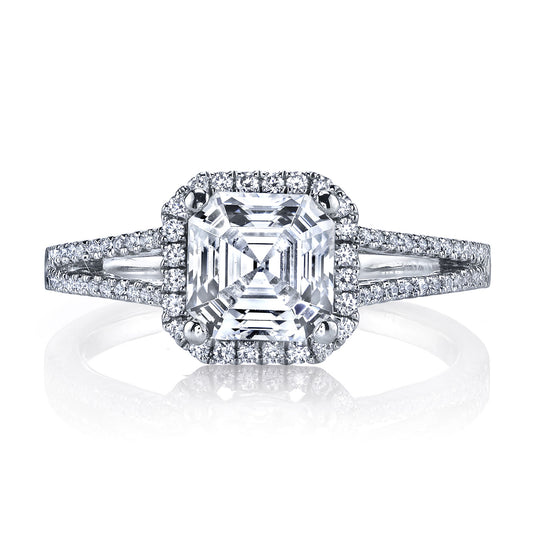 Ladies Round Engagement Ring 25490