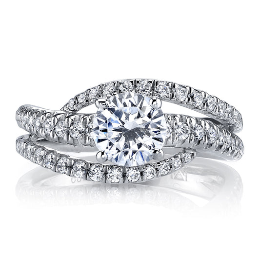 Ladies Round Engagement Ring 25532