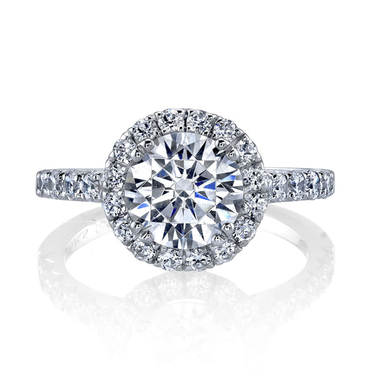 Ladies Round Engagement Ring 25571-R200