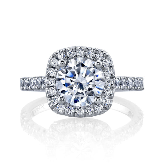 Ladies Round Engagement Ring 25574-R200