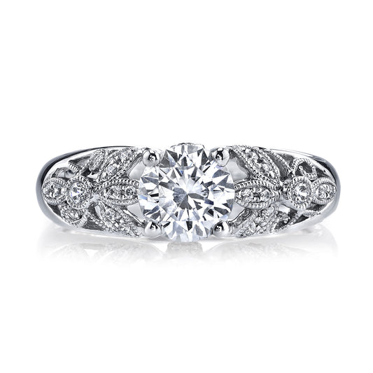 Ladies Round Engagement Ring 25780