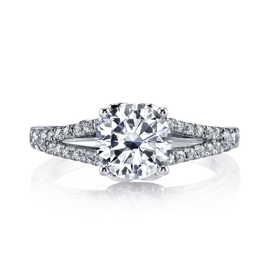 Ladies Round Engagement Ring 25990