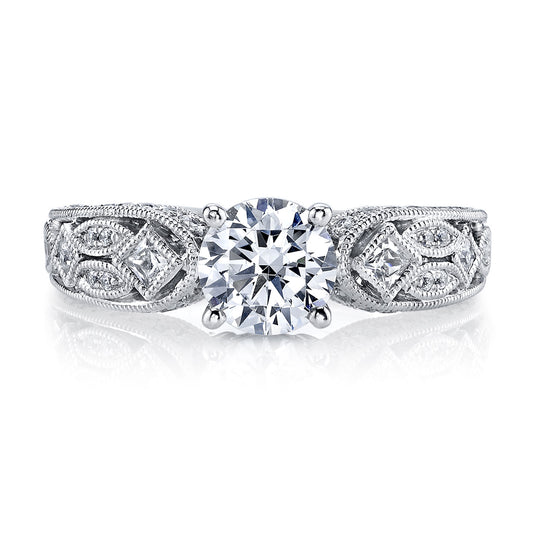 Ladies Round Engagement Ring 26177