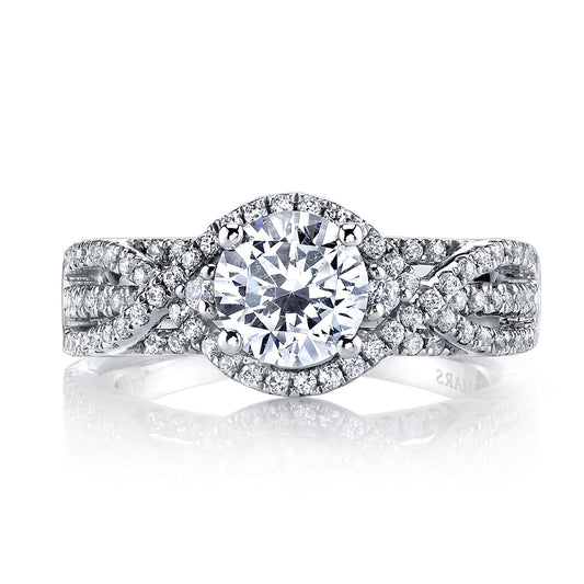Ladies Round Engagement Ring 26203