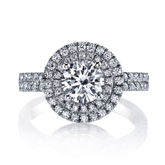 Ladies Round Engagement Ring 26217