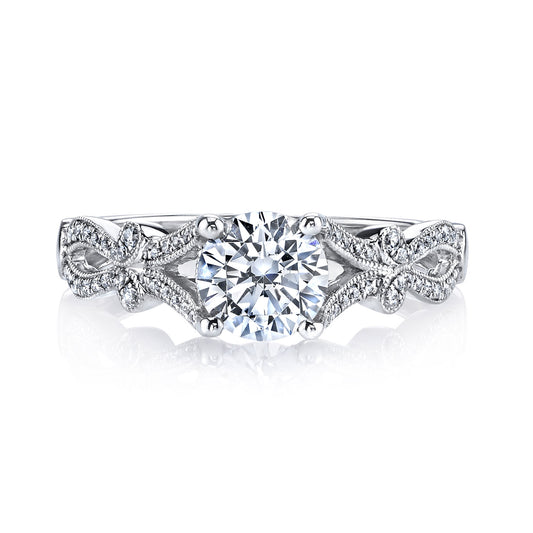 Ladies Round Engagement Ring 26247