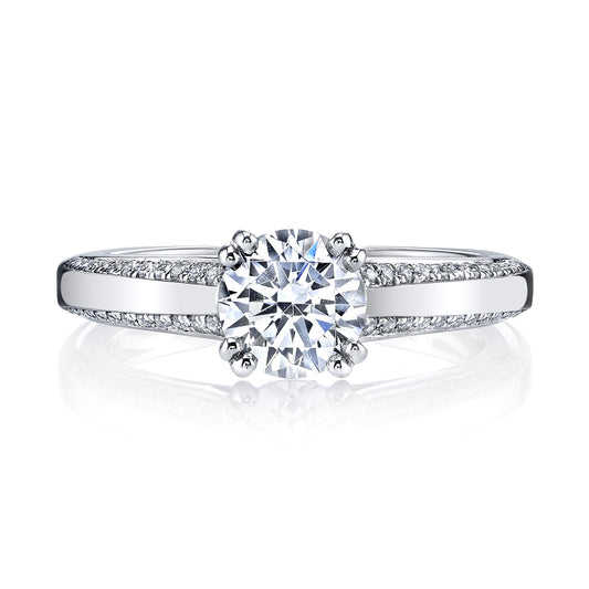 Ladies Round Engagement Ring 26251