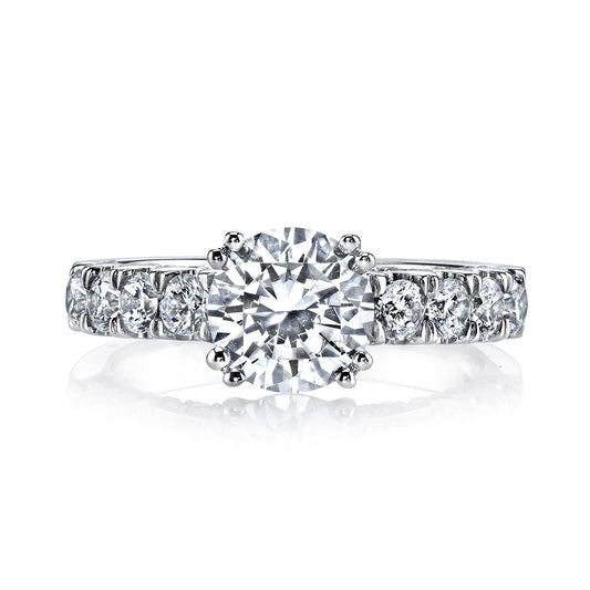 Ladies Round Engagement Ring 26253