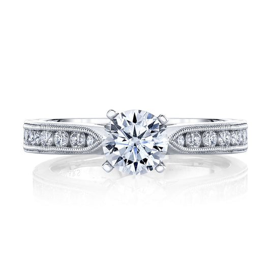 Ladies Round Engagement Ring 26291