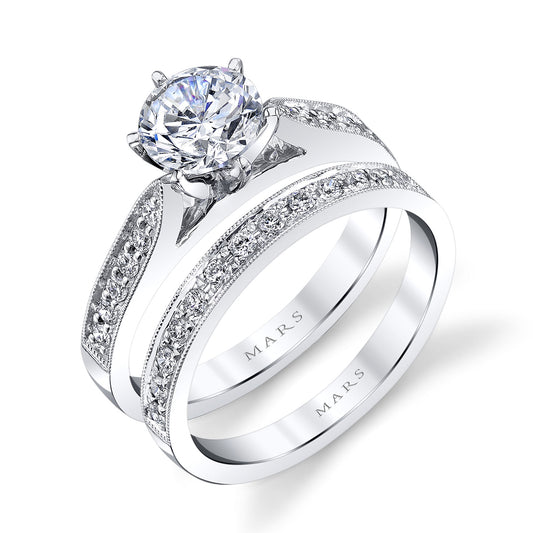 Ladies Round Engagement Ring 26293B