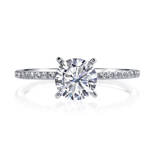 Ladies Round Engagement Ring 26297