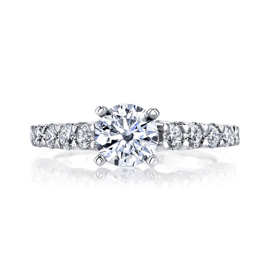 Ladies Round Engagement Ring 26343