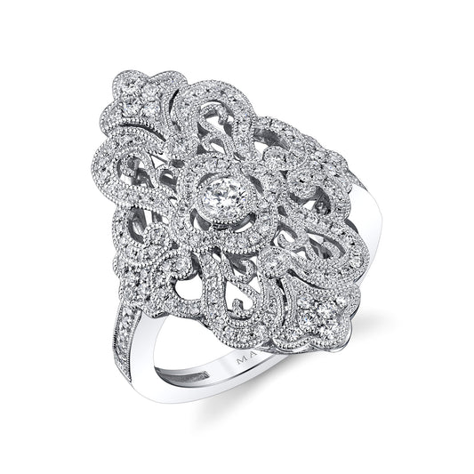 Ladies Round Engagement Ring 26423