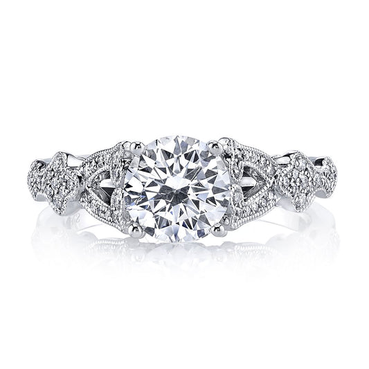 Ladies Round Engagement Ring 26442
