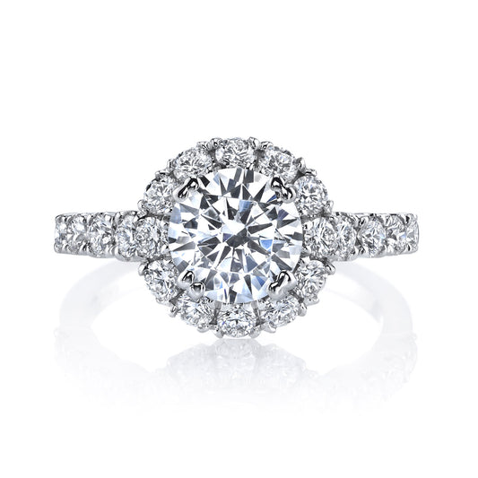 Ladies Round Engagement Ring 26494